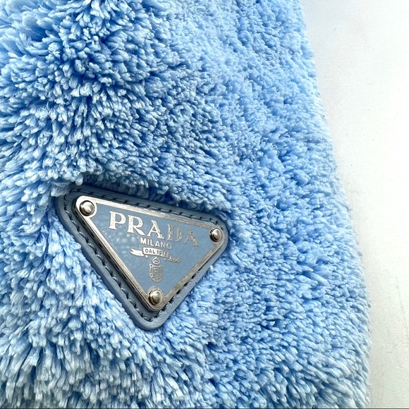 ✈️Sold!Prada Baby Blue Towel Tote Bag - Picture 11 of 13